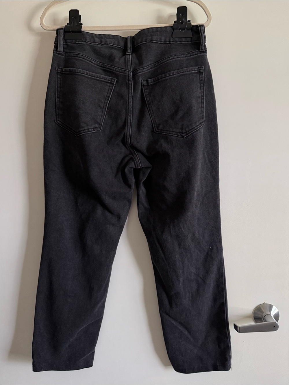 Old Navy High Rise O.G. Straight Ankle Built-in Warm Jeans - Picture 5 of 6